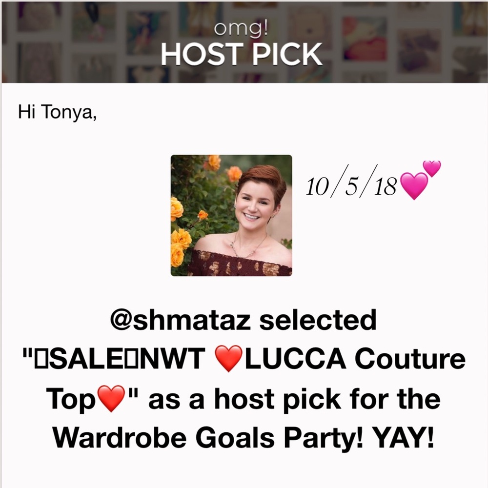 🌸2XHP🌸 NWT LUCCA Couture Top - Picture 8 of 8